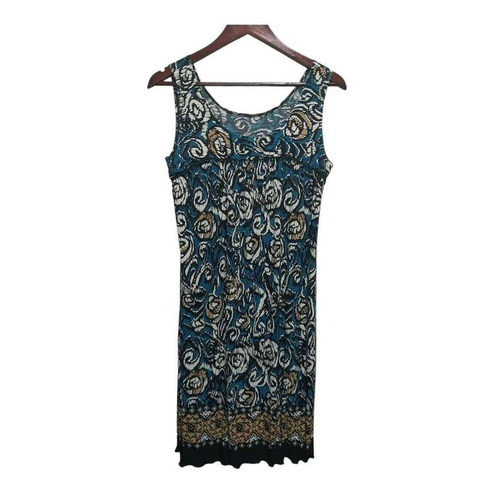 Very comfortable sleeveless dress.  Size 12